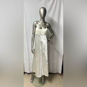 Flora Night Gown Slip Dress Ivory size Large